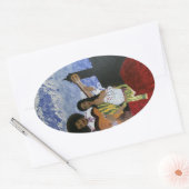 大聖堂セレナーデ 楕円形シール (封筒)