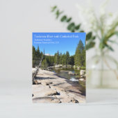 大聖堂ピーク付きトゥールムン川、ヨセミテ、CA P ポストカード (スタンド正面)