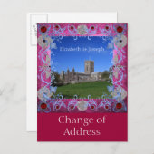 大聖堂ルビーアールデコの住所変更 案内ポストカード (正面/裏面)