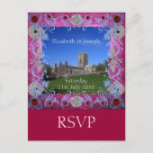 大聖堂ルービーアートデコRSVPポストカード インビテーションポストカード (正面)