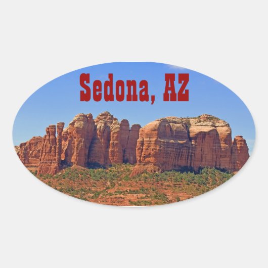 大聖堂ロックオーバルステッカー 楕円形シール (正面)