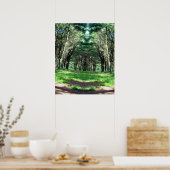 大聖堂木間ゲージ写真シュールレアリスアールアート ポスター (キッチン)