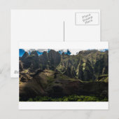大聖堂 – Na Pali Coast – カウアイ、ハワイ ポストカード (正面/裏面)