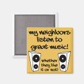 大聞音の冷蔵庫用マグネットへ マグネット (正面/裏面)