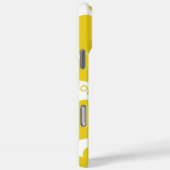 大胆で明るい黄色の愛のハート Case-Mate iPhoneケース (裏面 / 右)