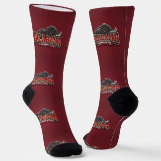 大胆で精巧なデザインの靴下 B&E Socks 00377 アラバマ州 ソックス
