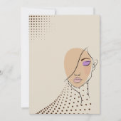 大胆で美しい 招待状 (正面)