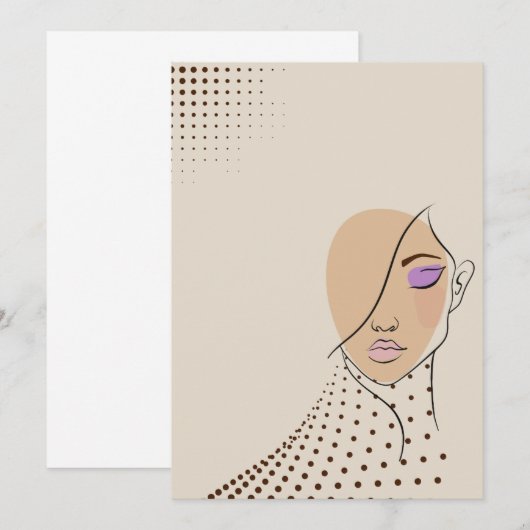 大胆で美しい 招待状 (正面/裏面)