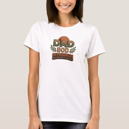 大胆で美しい DAD BOG PROGRESS ウェアラブルアート Tシャツ (正面)