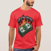 大胆なやけど少女 Tシャツ (正面)