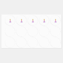 大胆なアートのカラフルなマーブル模様の数字 1