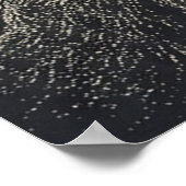 大胆なオレンジ色の背景の不死の鹿 ポスター (角)