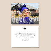 大胆なオーバーレイ卒業感謝 ポストカード