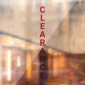 大胆なクリアランスセール 看板 ウィンドウサイン (シート2)