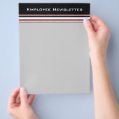 大胆なストライプ チラシ (手)