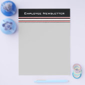 大胆なストライプ チラシ (シングル)