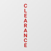 大胆なセールス 広告 看板 ウィンドウサイン (シート)