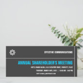 大胆なタイポグラフィーコーポレートイベント招待状 招待状 (スタンド正面)