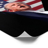 大胆なトランプ ポスター (角)