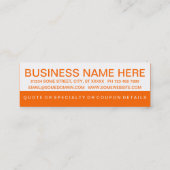 大胆なハンバーガーの顧客ロイヤルティ ロイヤリティカード (裏面)