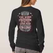 大胆なバイクの態度 Tシャツ (裏面)