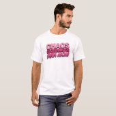 大胆なピンクのCHAOS COORDINATOR MOMビジュアルデザイン Tシャツ (正面フル)