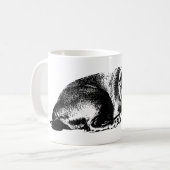 大胆なフォルムと心地よいくつろぎ コーヒーマグカップ (正面左)
