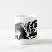 大胆なフォルムと心地よいくつろぎ コーヒーマグカップ (中央)