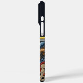 大胆なフクロウの目が特徴のダイナミックなデザイン  Case-Mate iPhoneケース (裏面 / 左)