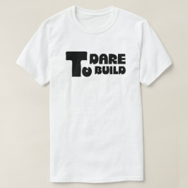 大胆なミニマリストのタイポグラフィーで夢を実現しよう Tシャツ