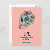大胆なライフ引用文はがき ポストカード (正面/裏面)