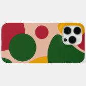 大胆なレトロ抽象シェイプパターン Case-Mate iPhoneケース (裏面 (横))
