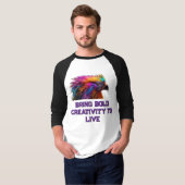 大胆な創造性をもたらす Tシャツ (正面フル)