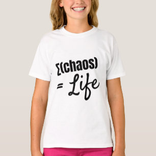 大胆な哲学的な数学にインスパイアされた引用Tシャツ Tシャツ