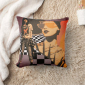 「大胆な声、ソフトな空間」スロー枕 クッション (ブランケット)