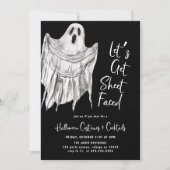 大胆な大人ハロウィンパーティー 招待状 (正面)