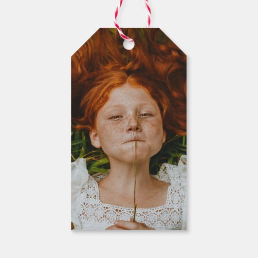 大胆な幾何学的な形がもたらす、鮮やかなドットが特徴のモダンで楽しいカラー ギフトタグ (裏面)