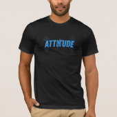 大胆な態度 稲妻ステートメントTシャツ Tシャツ (正面)