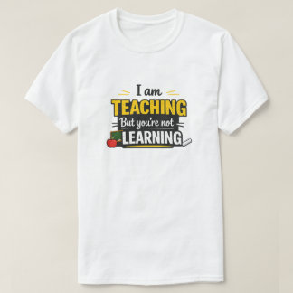 大胆な教師の引用Tシャツ Tシャツ
