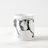 大胆な散歩、優しい朝 コーヒーマグカップ (中央)