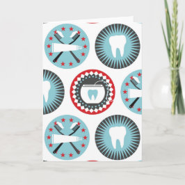 大胆な歯科パターン - 歯科医師 歯科衛生士 カード