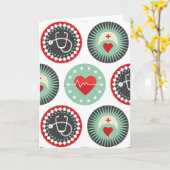 大胆な看護師パターン - LPN RN ヘルスケア カード (黄色い花)