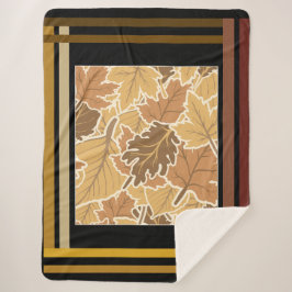 大胆な秋 シェルパブランケット