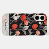 大胆な結婚式の引き出物チューリップ名 Case-Mate iPhoneケース (裏面 (横))