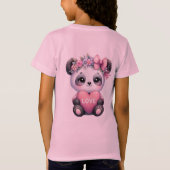 大胆な美学 グラフィックTシャツ Tシャツ (裏面)