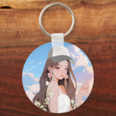 大胆な美意識 グラフィックTシャツ キーホルダー (裏面)