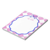 大胆な色の縁取りの先生感謝ギフト ノートパッド (回転)