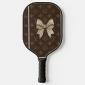 大胆な花のピックルボールパドル - 軽量フラワーデザイン ピックルボールラケット (裏面)