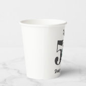 大胆な50歳の誕生日写真 紙コップ (右)