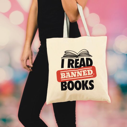 大胆な「検閲された本を読む」文庫デザイン トートバッグ
